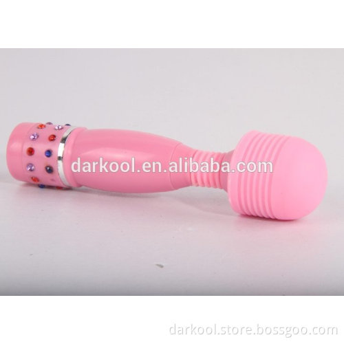 DW007/Girl's Diamond Multi-Speeds Pocket Wand Massage Sex Clitoris Vibrator Toys
